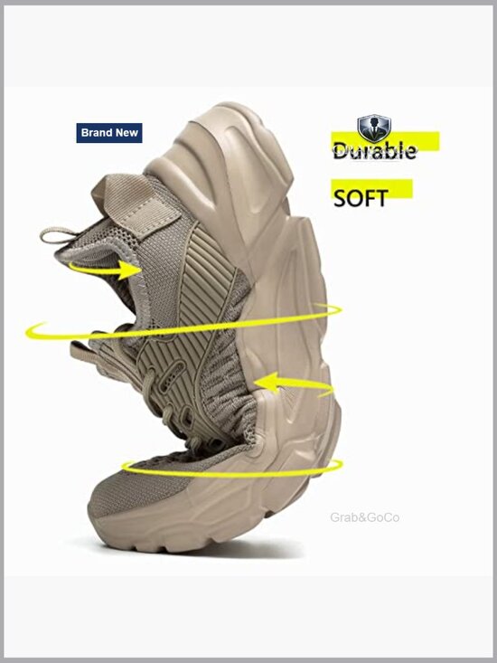 Men's Athletic Running Shoes, Lightweight Sneakers, Non-Slip Gym Workout - Picture 6 of 7